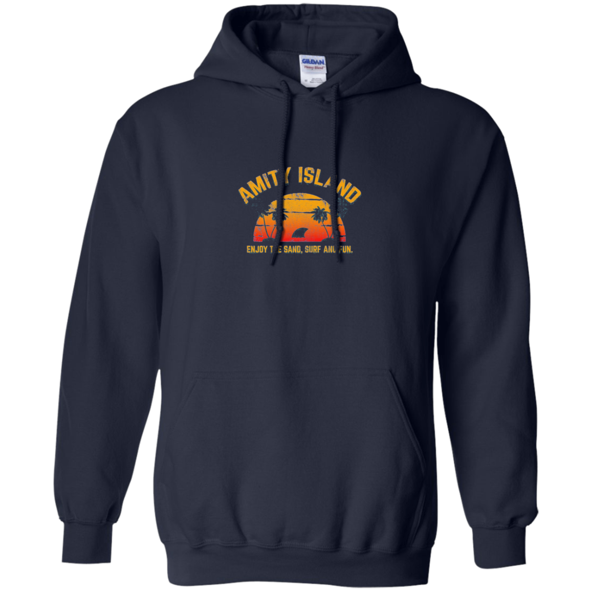 "Enjoy the Sand, Surf and Fun on Amity Island" Vintage Tee