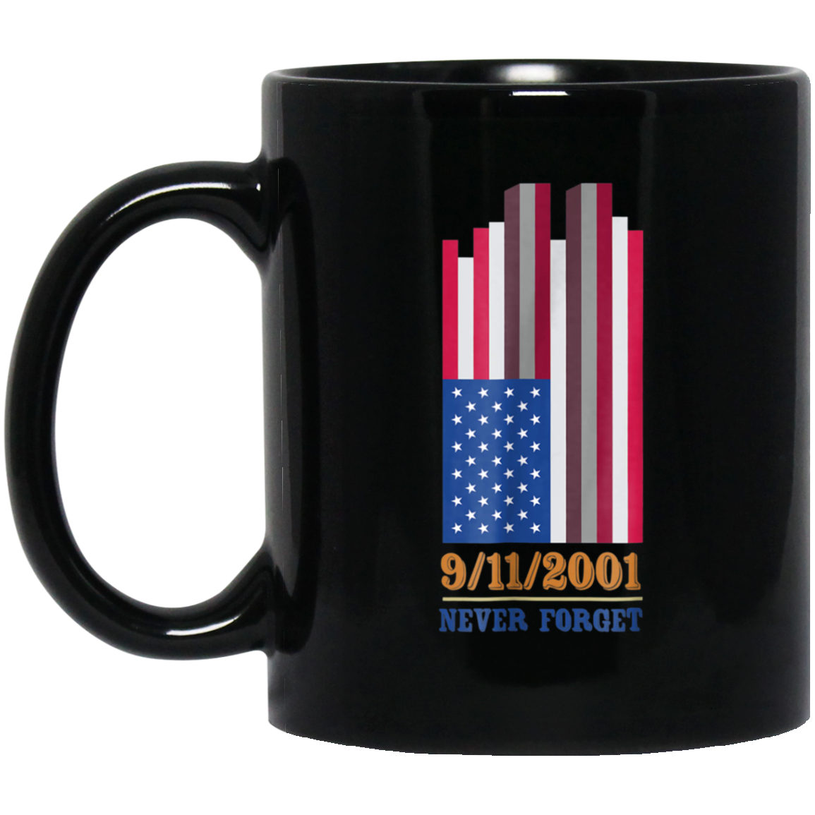 09-11-2001 Never Forget Twin Tower Was Attacked T-shirt
