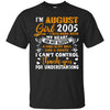 Image of August 2005 Girl Gifts 13 Years Old 13th Birthday T-Shirt