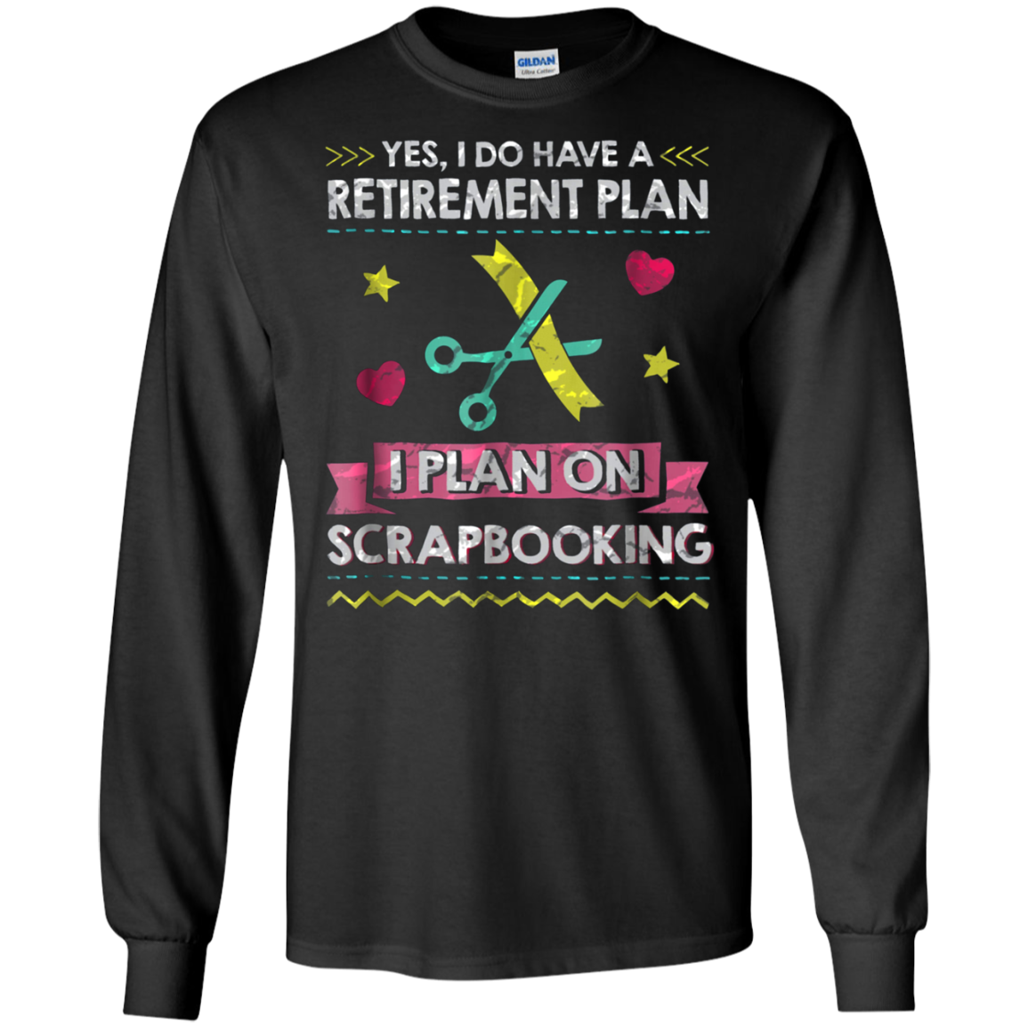 Artsy Scrap-booking Tee Perfect for Retiree