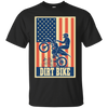 Image of American Flag Patriotic Motocross Dirt Bike Shirt