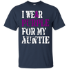 Image of Alzheimer's Awareness T-shirt I Wear Purple For My Auntie