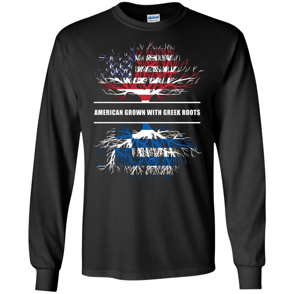 American Grown With Greek Roots T-Shirt Great Gift Tee