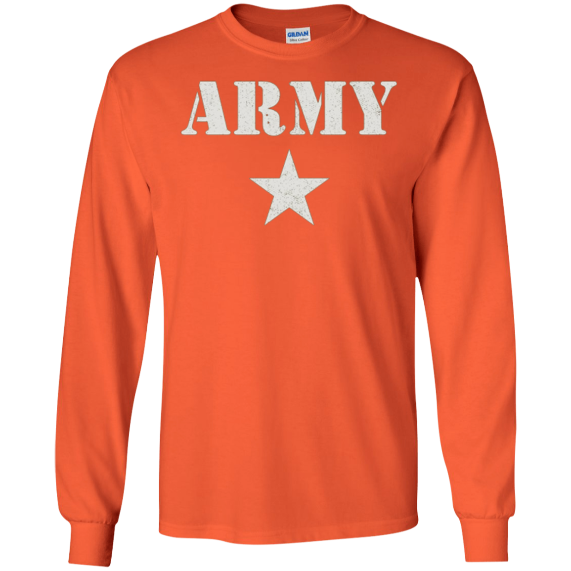 Army Stencil Star Shirt Vintage Workout PT Tee