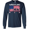 Image of American Flag Wrestling T-shirt