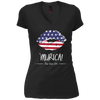 Image of 'Murica Shirt America Flag on Lips, 4th July
