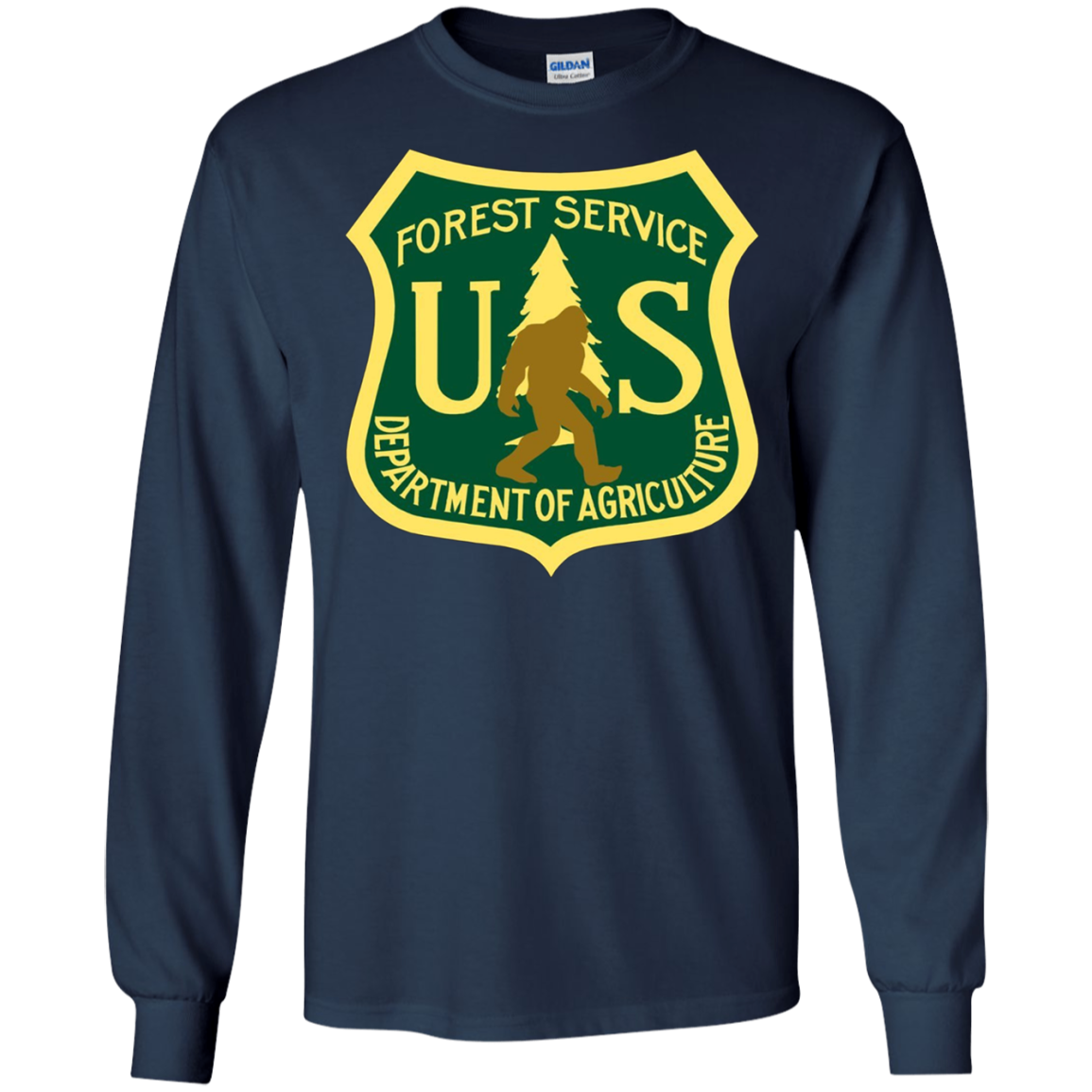 Bigfoot, Sasquatch, Yeti, USFS, Funny,T-shirt