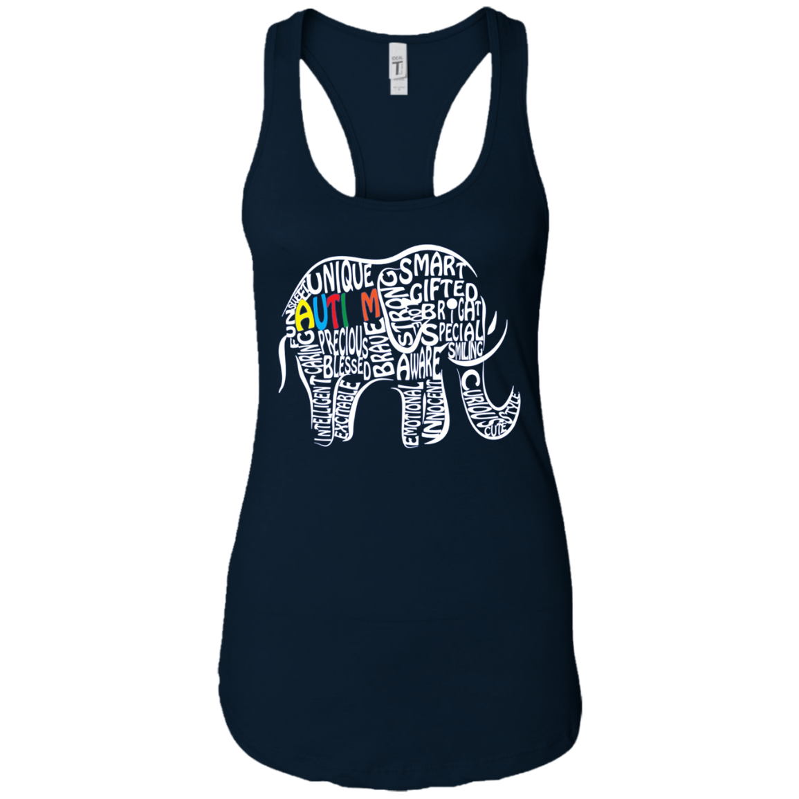 Autism Awareness Elephant Long Sleeve T Shirt
