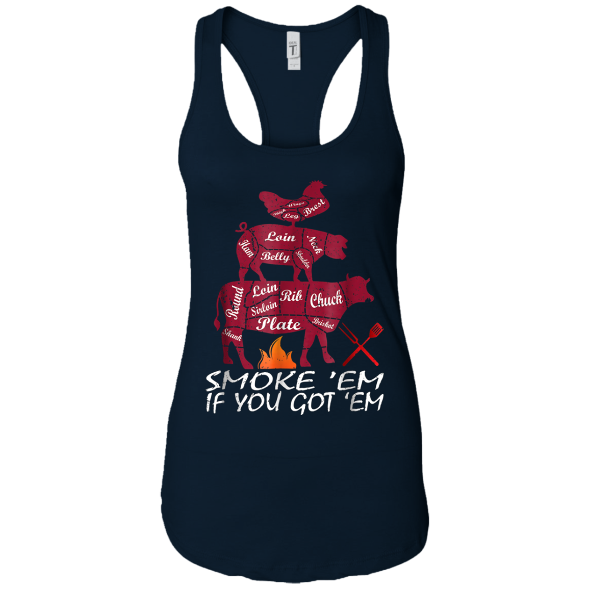 Authentic Smoke Em If You Got Em Shirt BBQ Fathers Day Tee