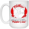 Image of Any Man Can Be A Father T Shirt, Being A Plumber's Dad Shirt
