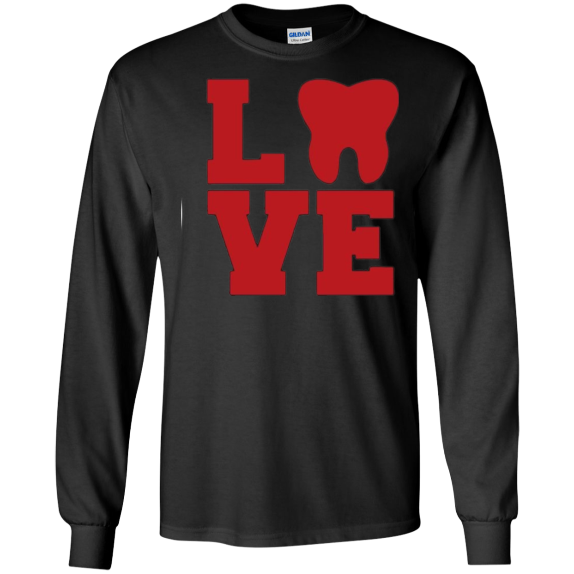 AfhhF Women's Love Dental Tooth Summer Short Sleeve Tee Shirt Crew Neck Tees