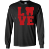 Image of AfhhF Women's Love Dental Tooth Summer Short Sleeve Tee Shirt Crew Neck Tees