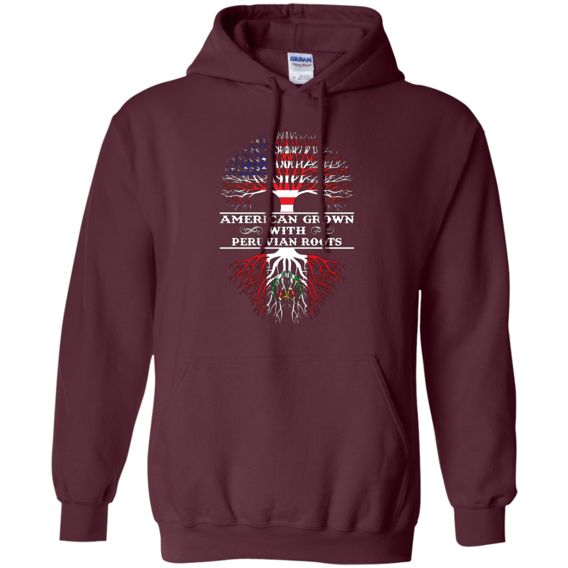 American Grown With PERUVIAN Roots Tee Shirt