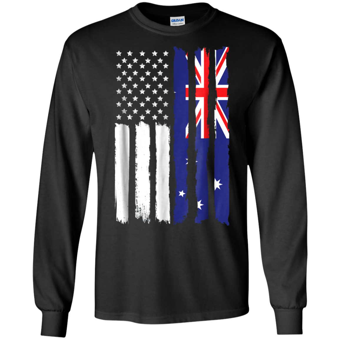 American Australia Patriotic Flag T-shirt