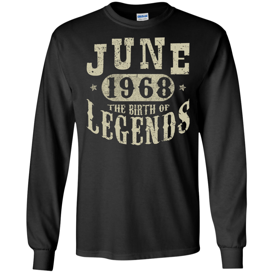 50 Years Old 50th Birthday June 1968 Birth of Legend T-Shirt