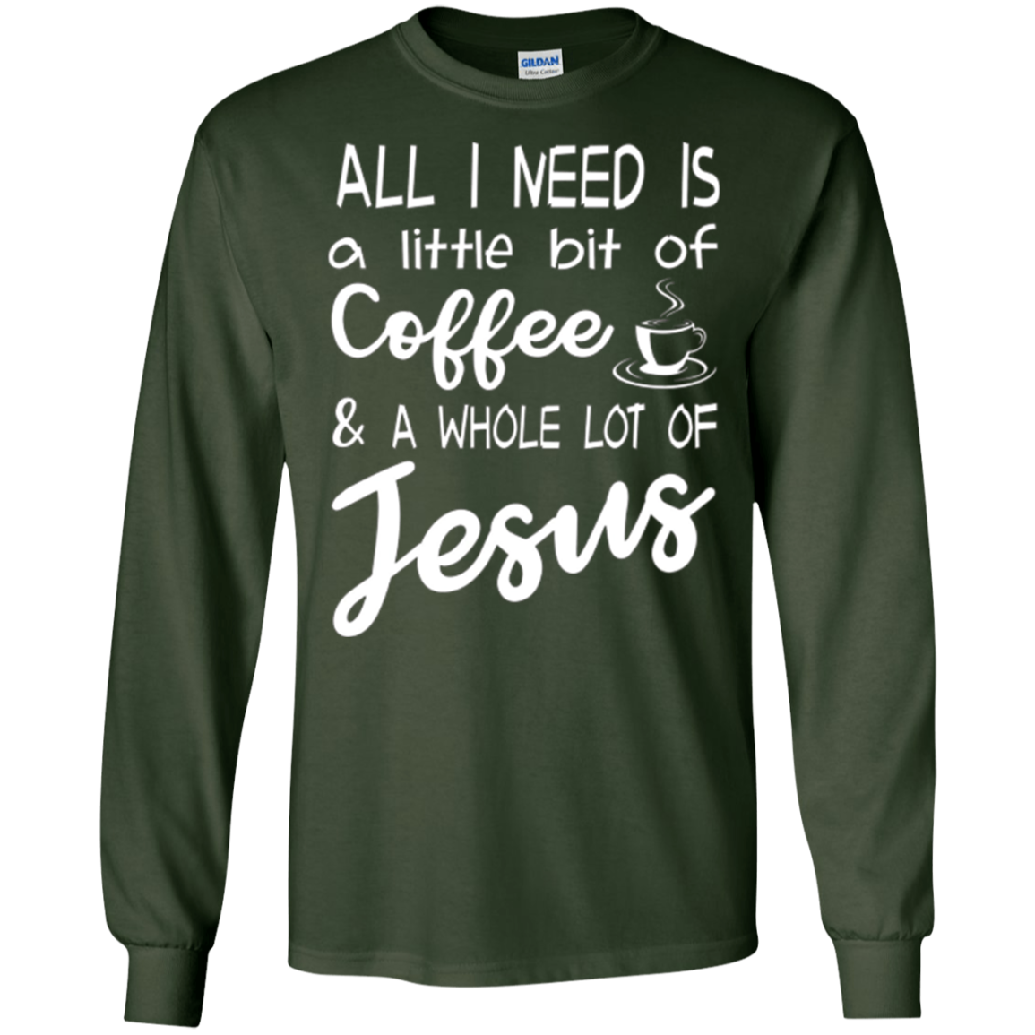 J'ai juste besoin d'un café et d'une chemise de Jésus.
