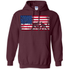 Image of American Flag Wrestling T-shirt Wrestling Gift