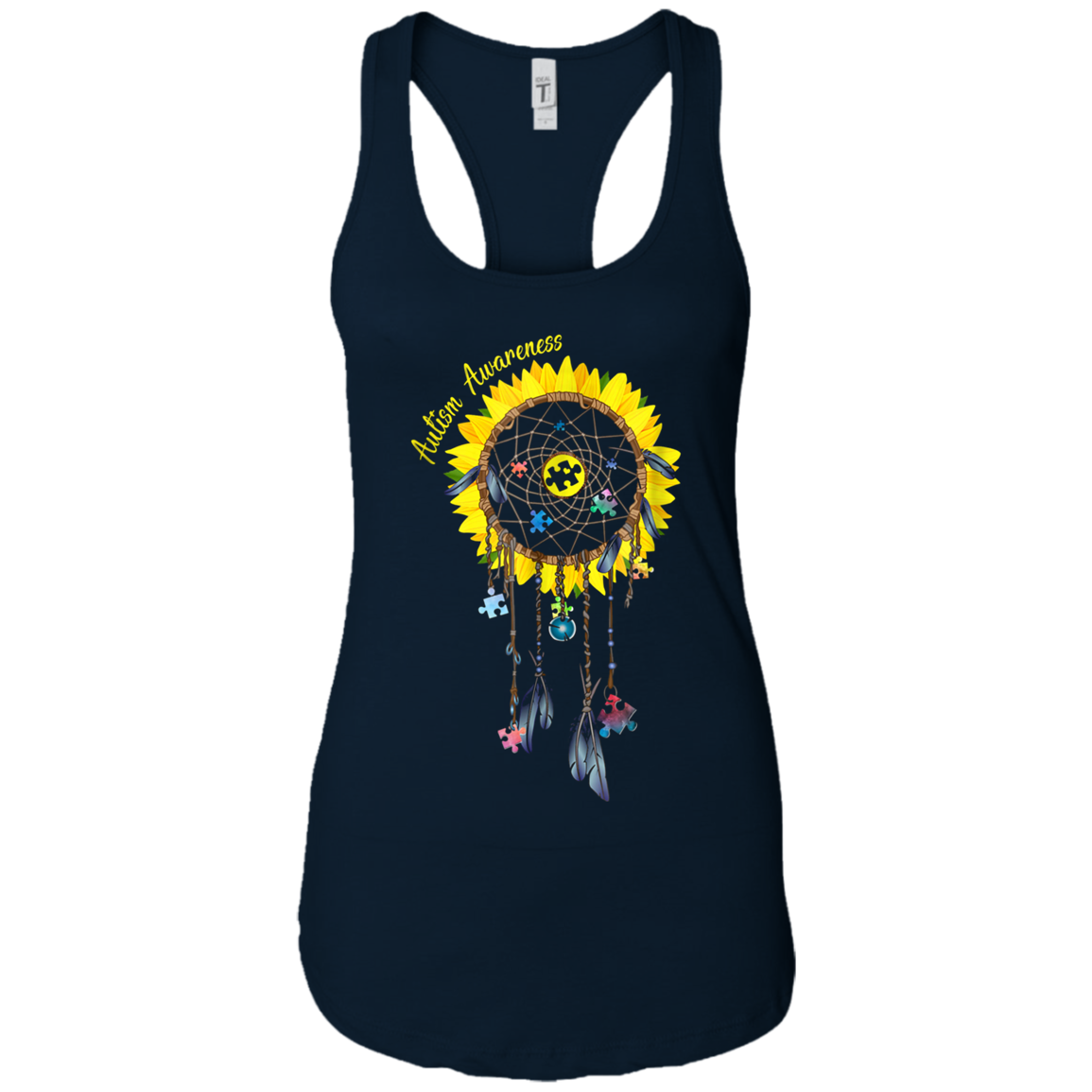 Autism Awareness Sunflower Dreamcatcher T-shirt