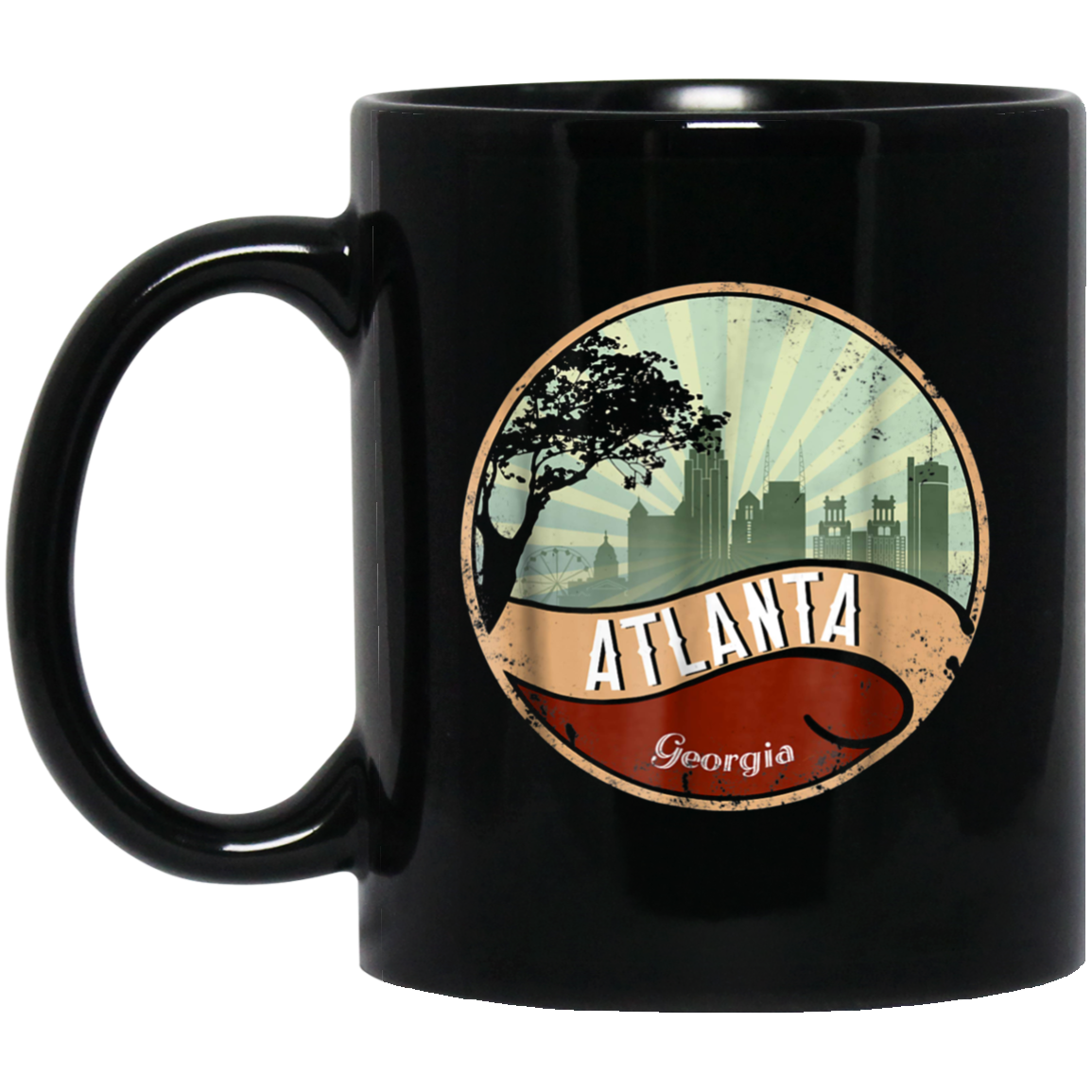 Atlanta Vintage Retro Design City Style T-Shirt