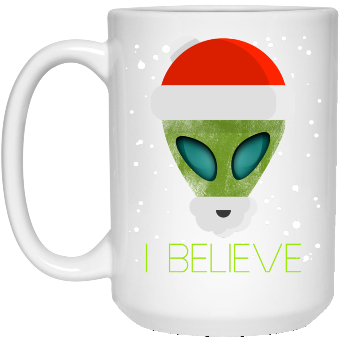 Alien Funny Christmas Tee Shirt I Believe Cute Ufo Gift