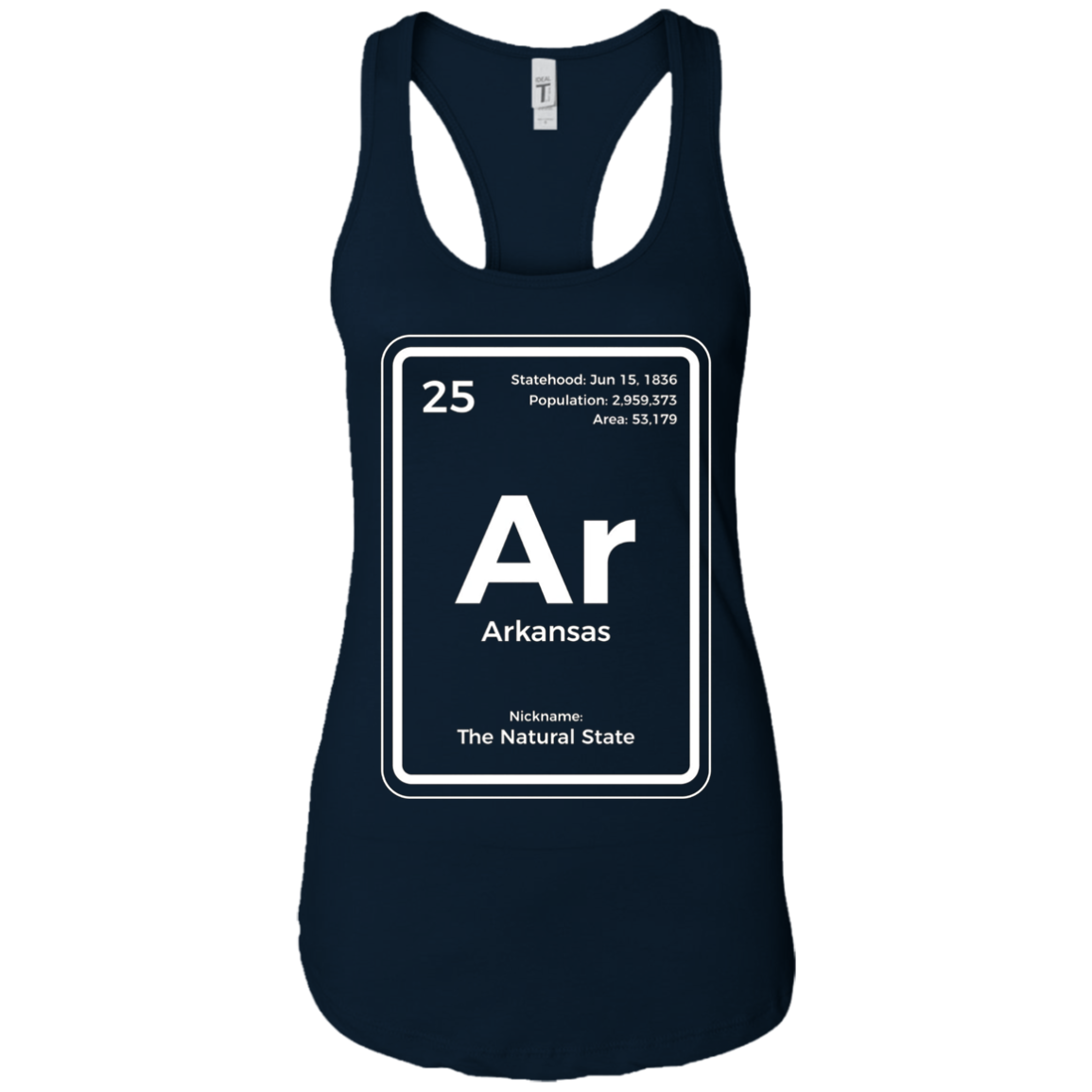 Arkansas T Shirt Periodic Table The Natural State