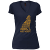 Image of Wolf Wisdom T-shirt - Wolf Lovers Tshirt