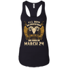 Image of All Men Are Created Equal The Best Are Born March 24th Tee