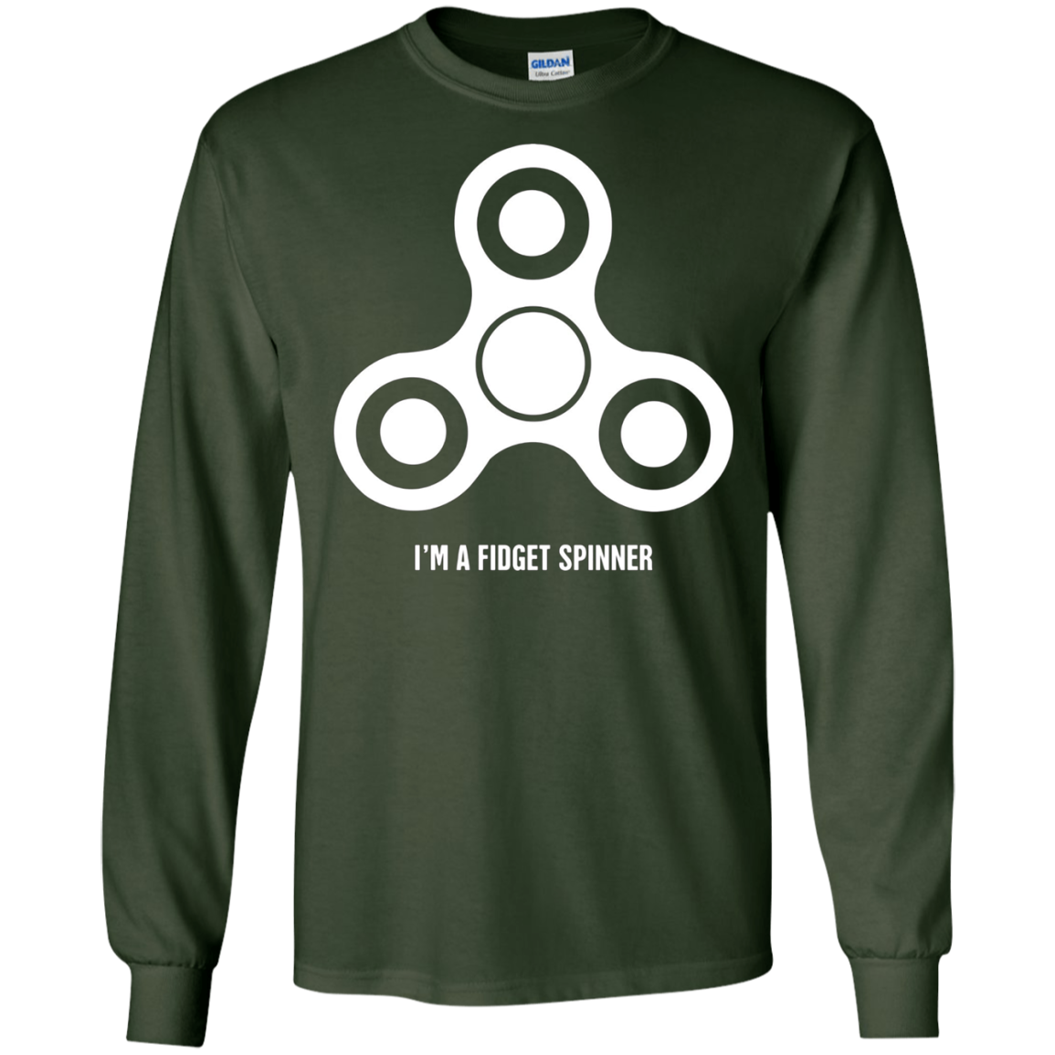 "I'm A Fidget Spinner" Lazy Halloween Costume T-Shirt