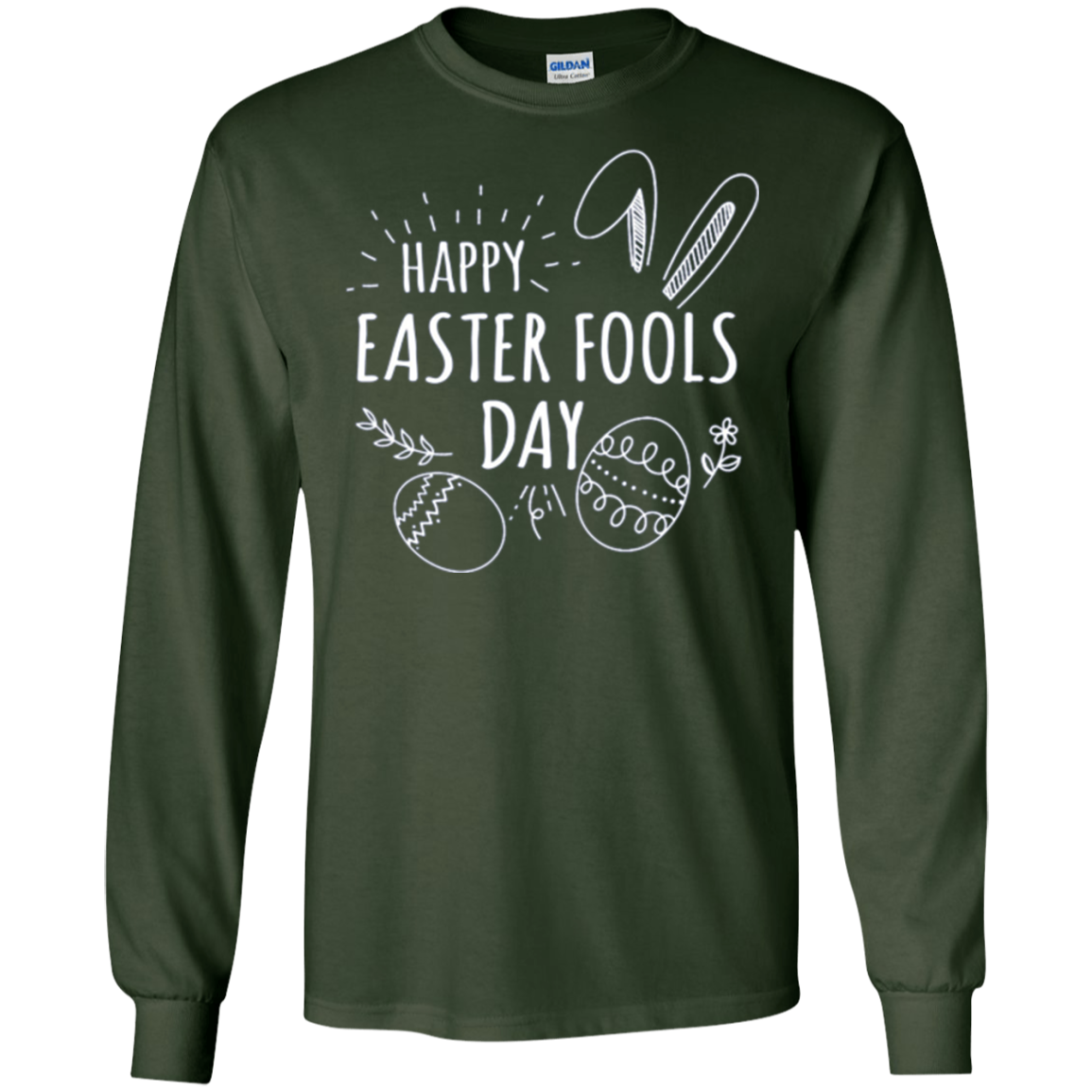 Funny Happy Easter 2018 April Fools Day Long Sleeve Shirt