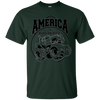 Image of America Runs On Diesel Gear Monster SUV Truck Black T-Shirt