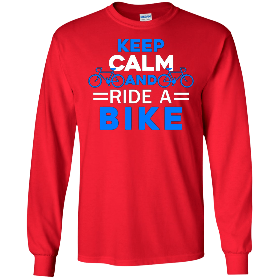Bike Shirt - Keep Calm And Ride A Bike Tshirt