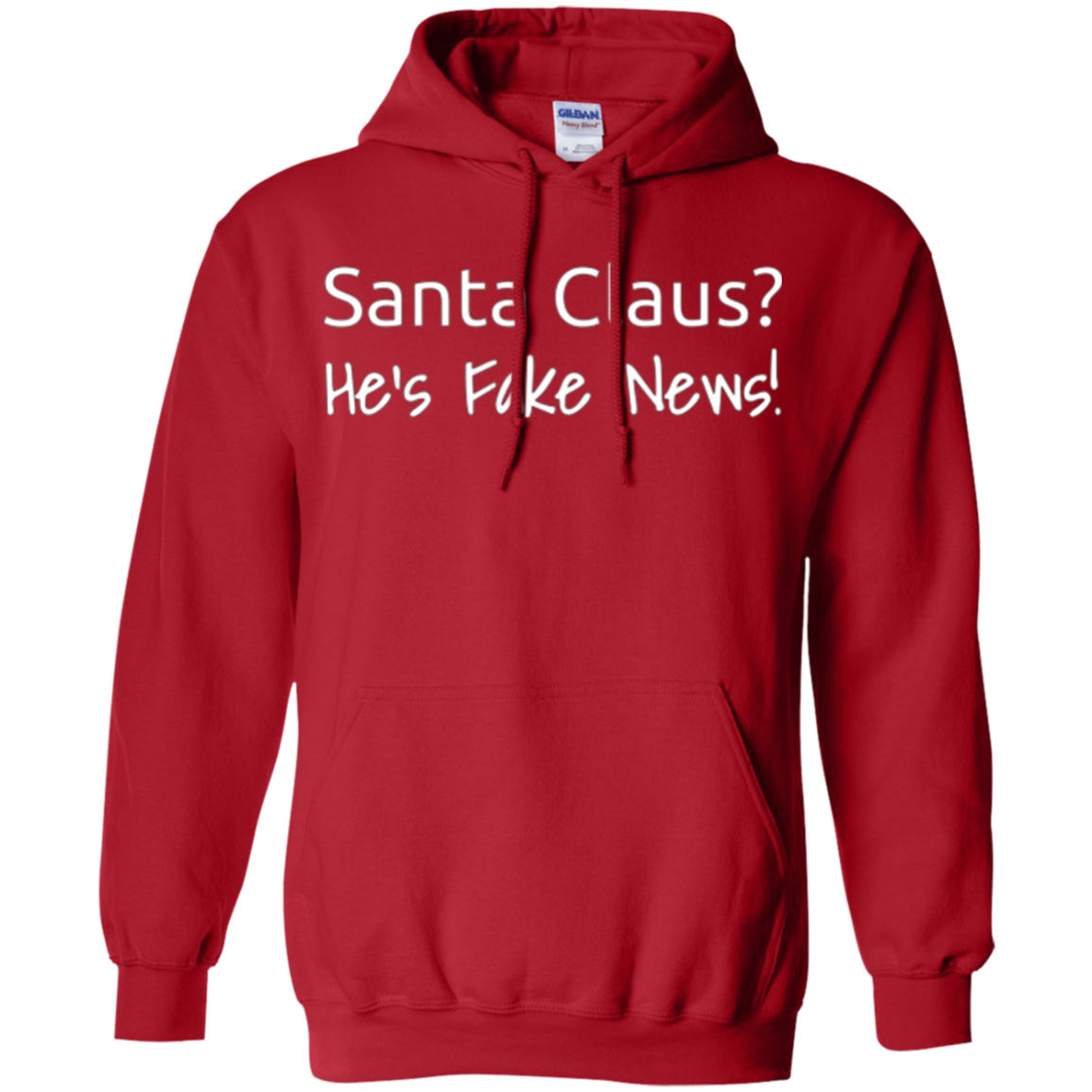 Santa Fake News T-Shirt Trump Joke Funny Christmas Gift