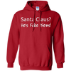 Image of Santa Fake News T-Shirt Trump Joke Funny Christmas Gift