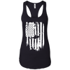 Image of American Flag T-Shirt For Helicopter Pilot Or Fan Patriotic