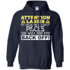 Image of Attention Ladies My Girlfriend Is A Crazy Pisces Funny Tee