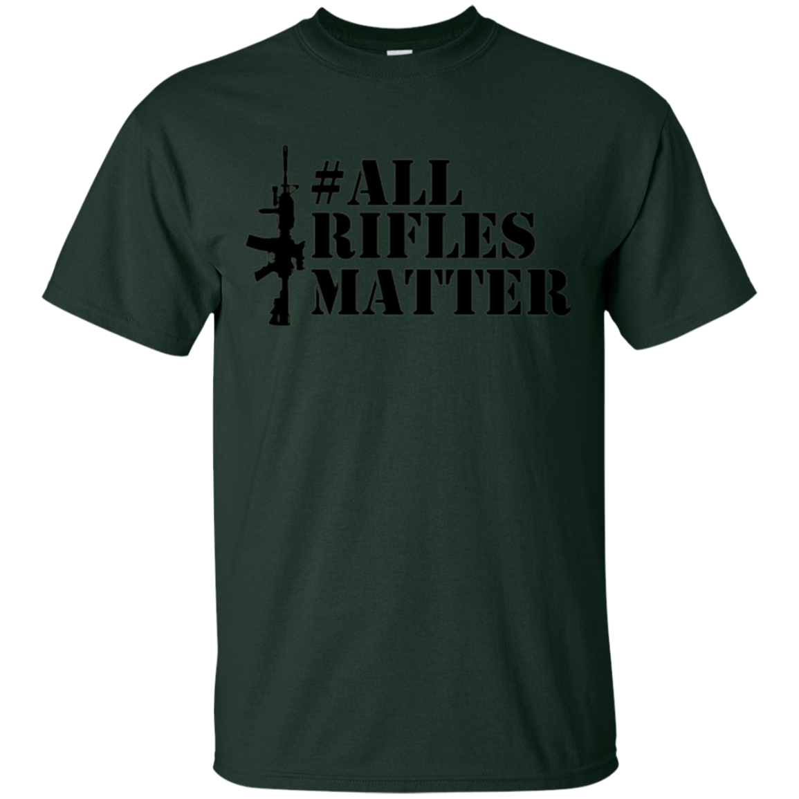 All Rifles Matter AR-15 Tactical Rifle 2nd Amendment T-shirt