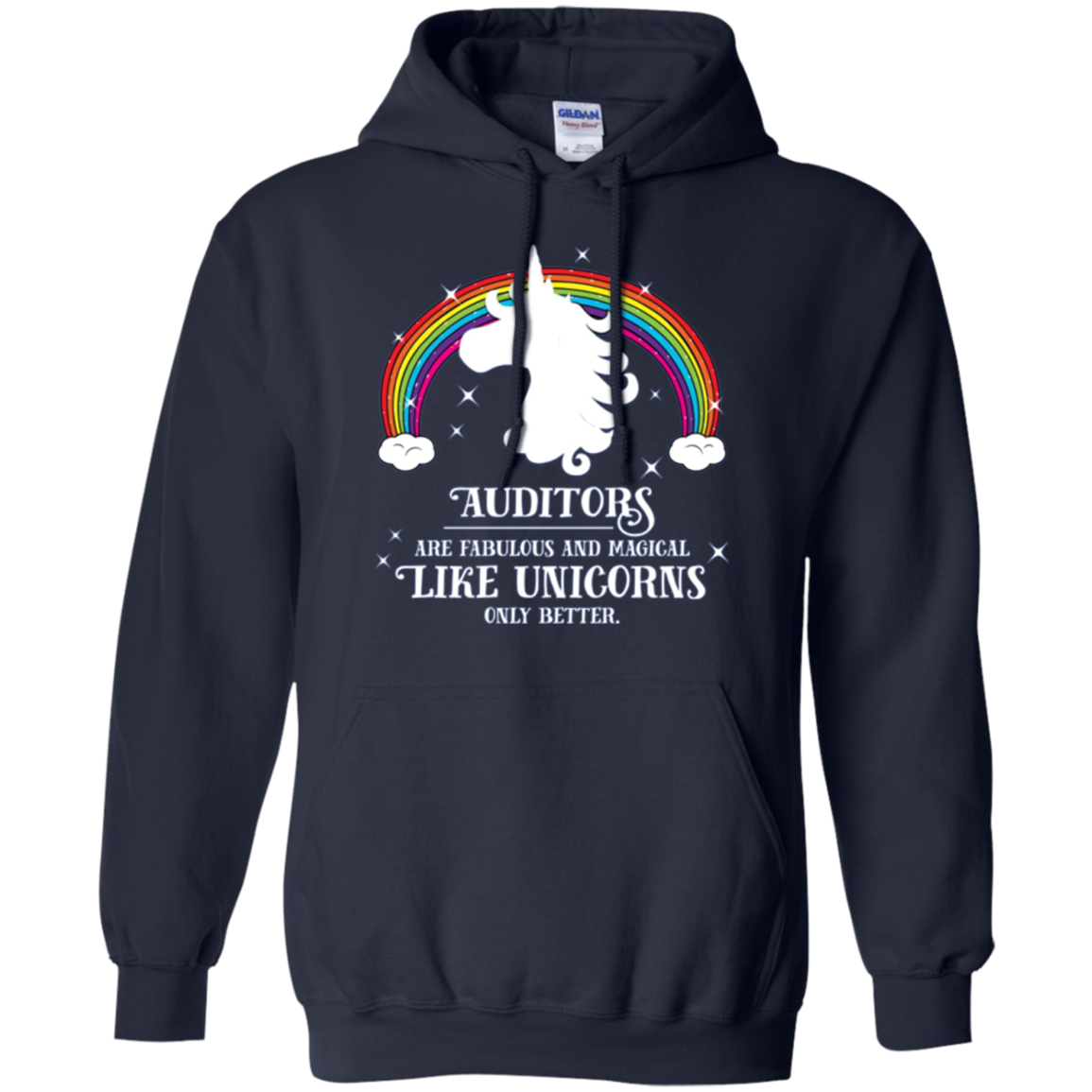 Auditors Fabulous Magical Unicorns Funny Long Sleeve Shirt