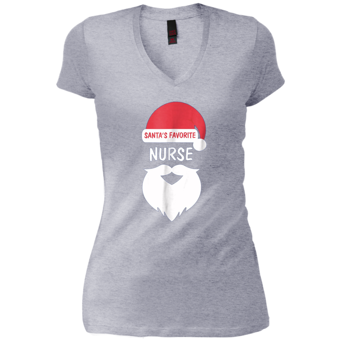 Santa's Favorite Nurse | Funny Christmas Nursing T-Shirt