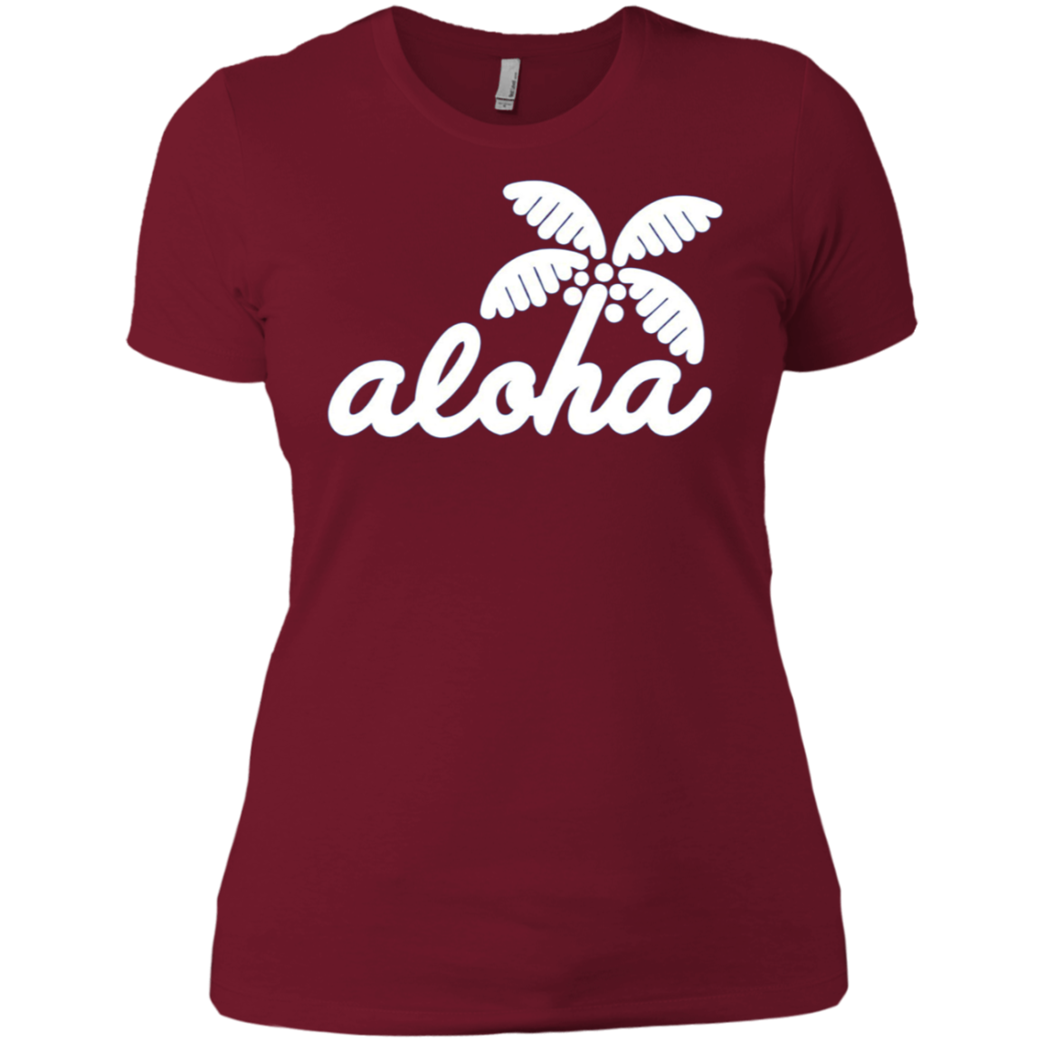 Aloha Palm Tree Simple Long Sleeve T-shirt