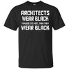 Image of Architects wear black unless it is hot then they wear black