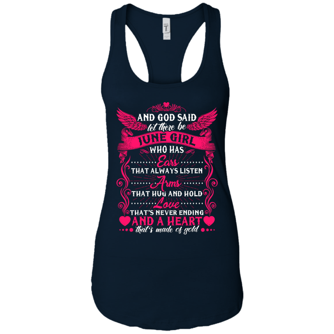And God Said Let There Be June Girl T-shirt