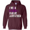 Image of Alzheimer's Awareness T-shirt I Wear Purple For My Godfather