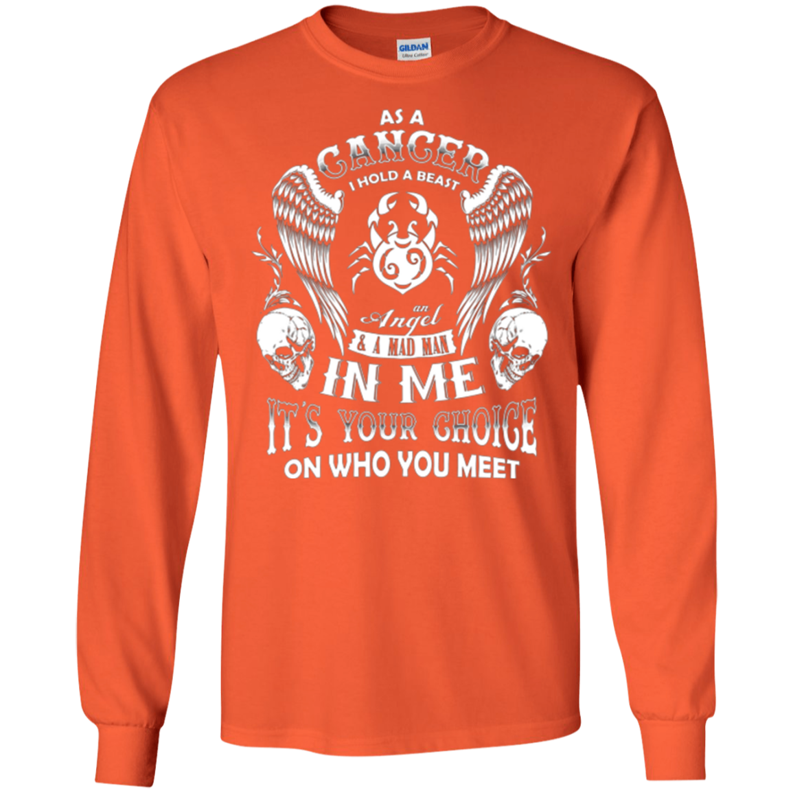 As A Cancer I Hold A Beast And An Angel In Me Shirt