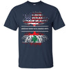 Image of American Grown With Lebanese Roots T-Shirt Lebanon Tee