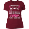 Image of And God Said Let's there be Auntie T Shirts