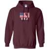 Image of American USA Flag Ice Hockey T-Shirt Patriotic Sports Gift