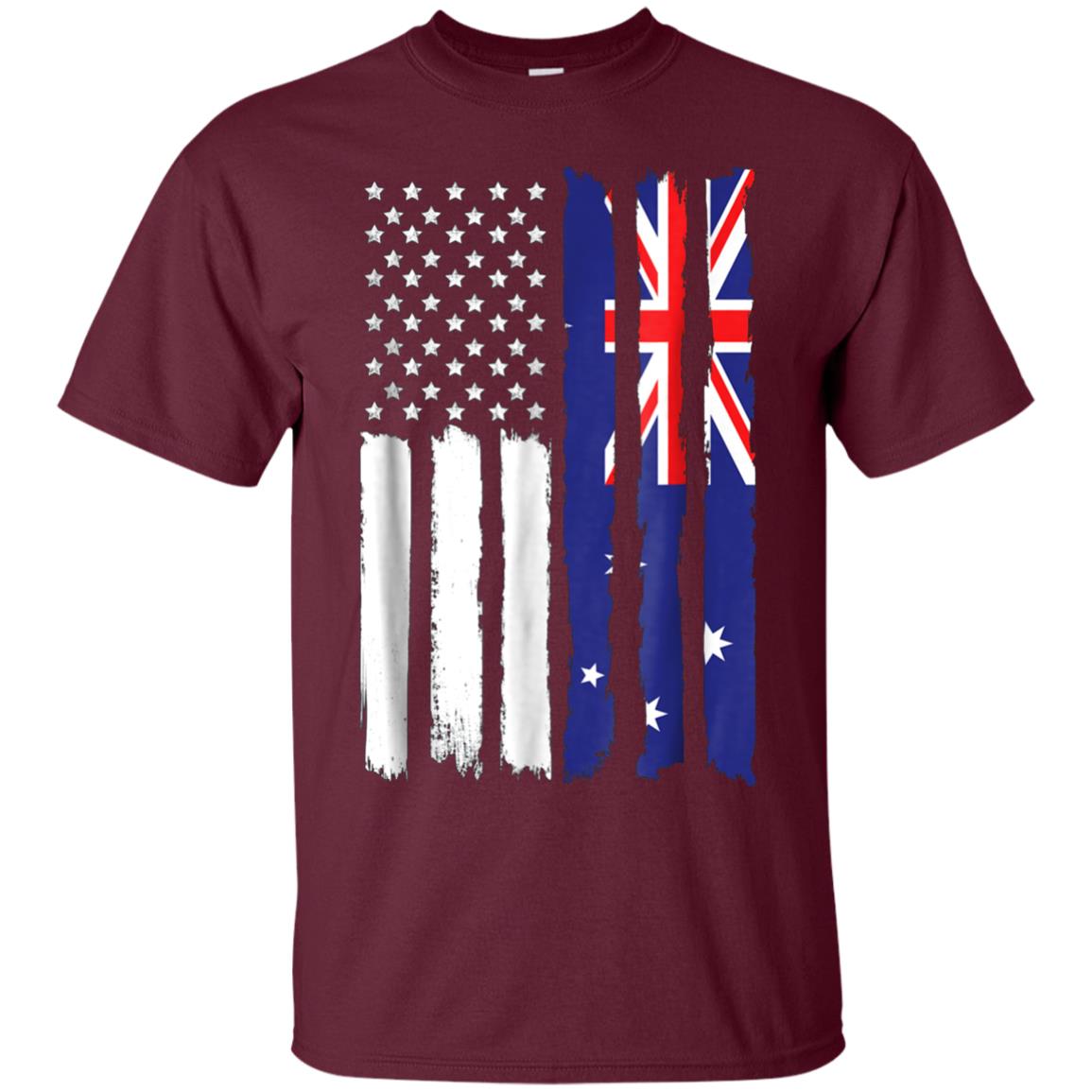 American Australia Patriotic Flag T-shirt