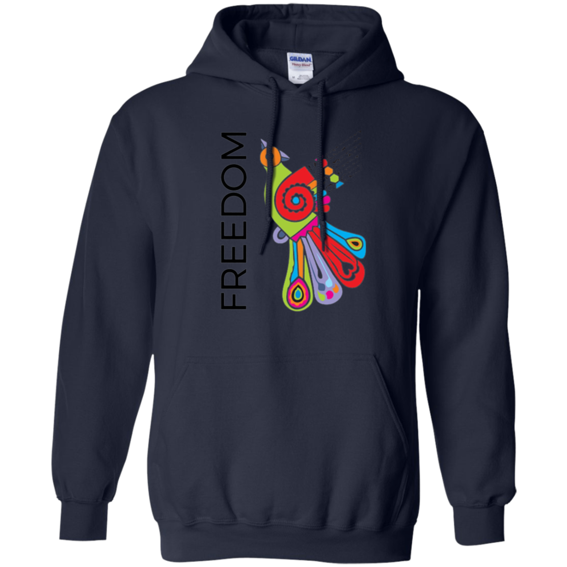 "Freedom" Bright Colorful Bird Diversity Unity T-Shirt
