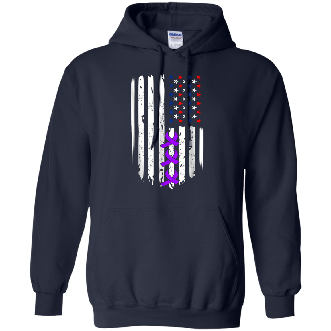 Alzheimer Awareness T-Shirt Purple Ribbon Tees