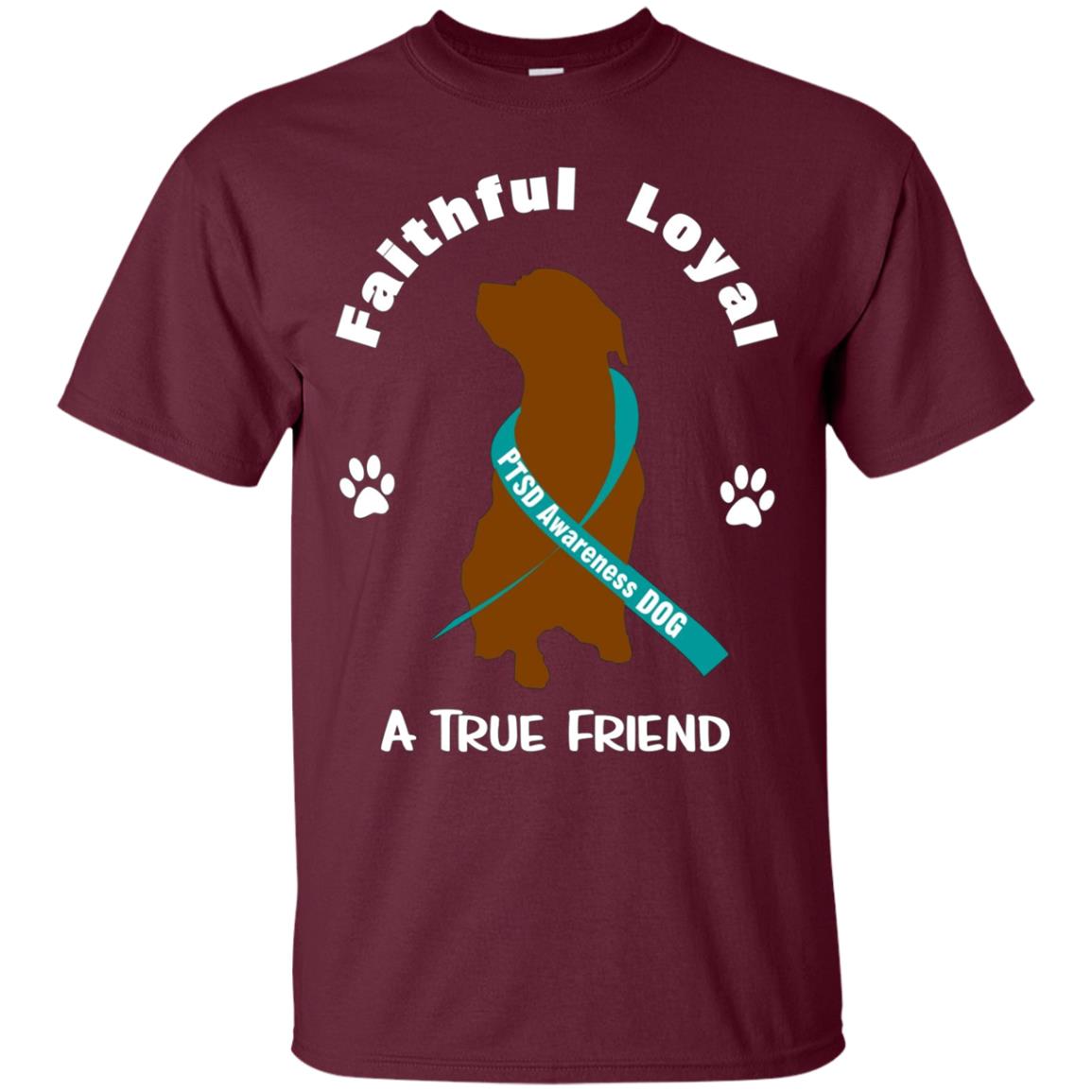 A True Friend PTSD Awareness Support Dog Shirts